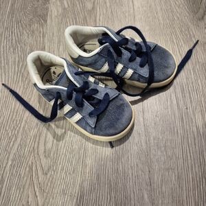 Adidas Campus Suede Toddler Blue Sneakers